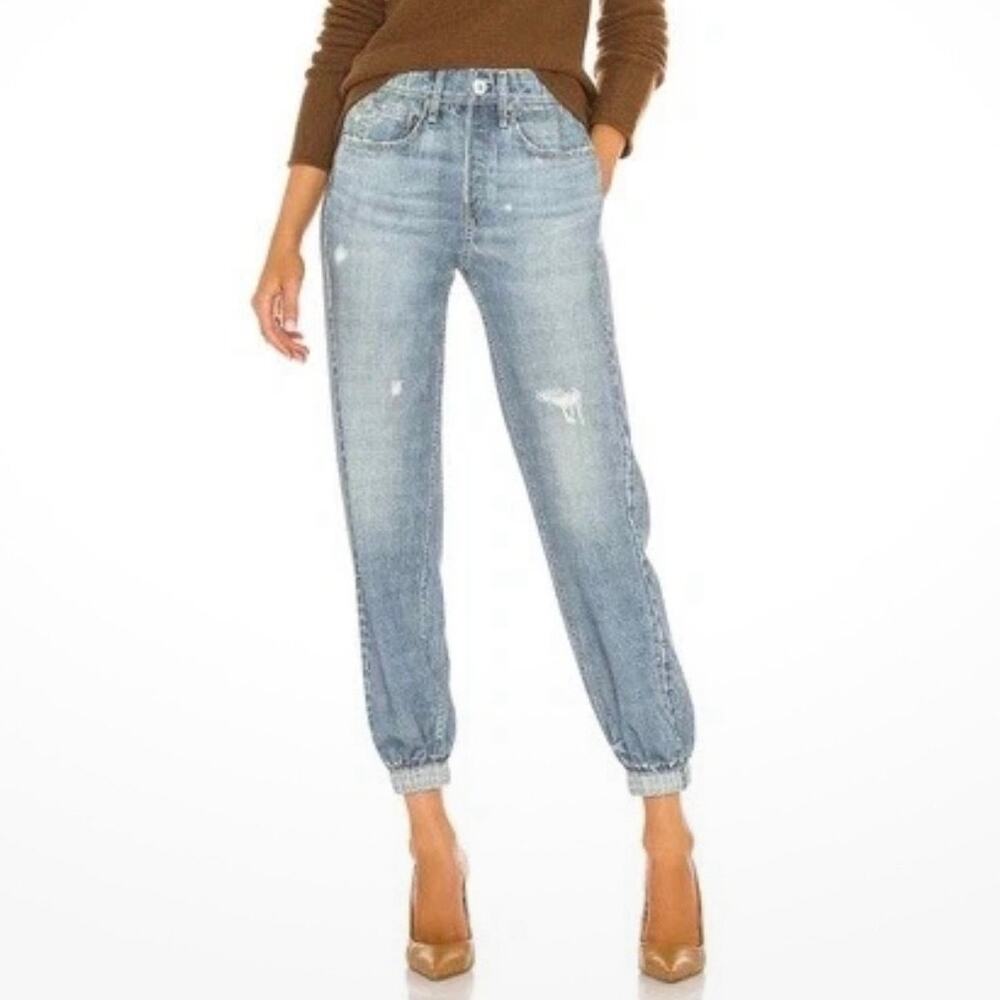 rag & bone Light Blue Denim Jogger Pants